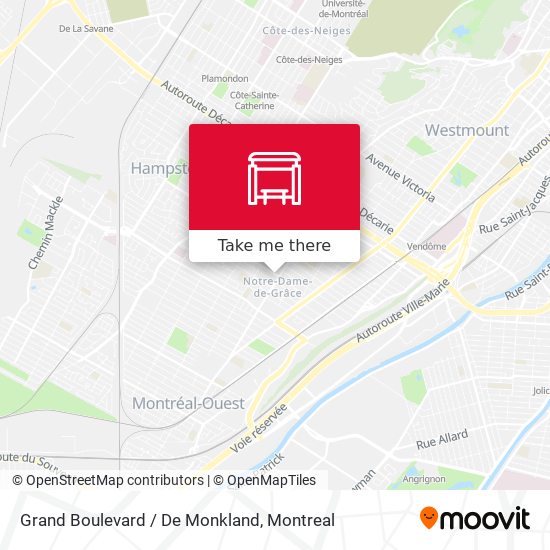 Grand Boulevard / De Monkland map