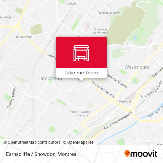 Earnscliffe / Snowdon map