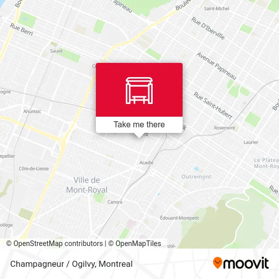 Champagneur / Ogilvy map