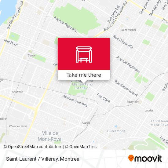 Saint-Laurent / Villeray map