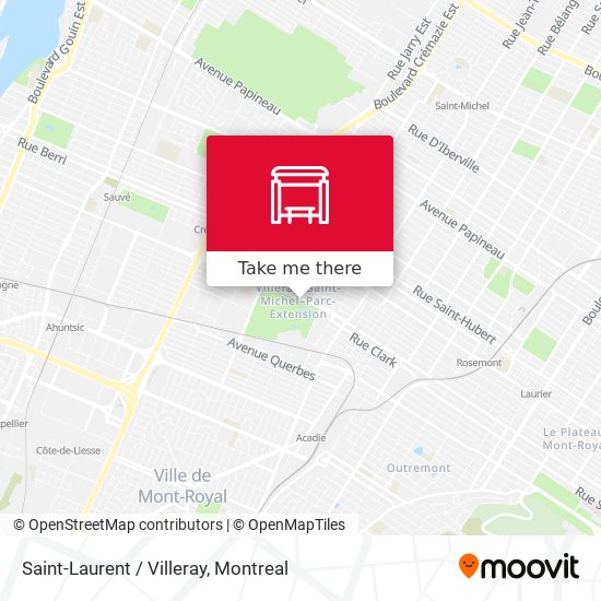 Saint-Laurent / Villeray map