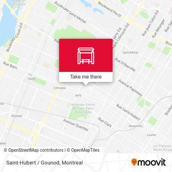 Saint-Hubert / Gounod map