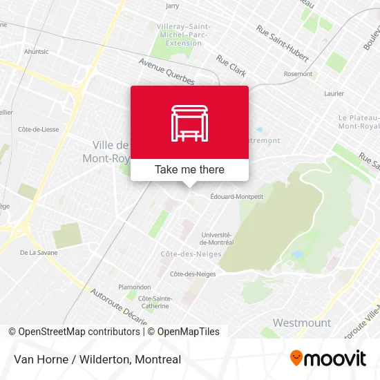 Van Horne / Wilderton map