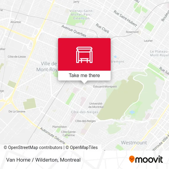 Van Horne / Wilderton map