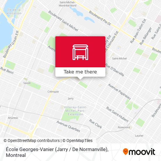 École Georges-Vanier (Jarry / De Normanville) map