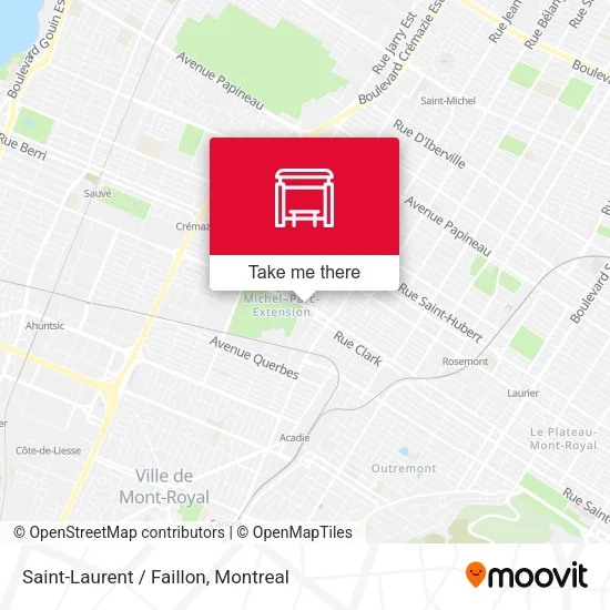 Saint-Laurent / Faillon map