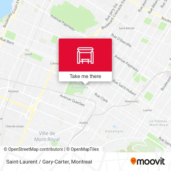 Saint-Laurent / Gary-Carter map