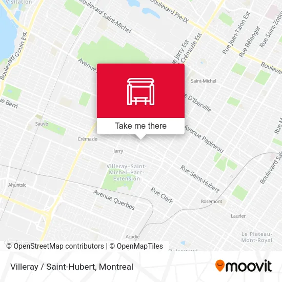 Villeray / Saint-Hubert map