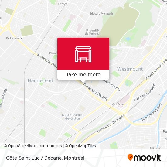 Côte-Saint-Luc / Décarie map