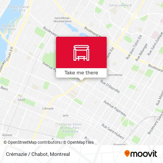 Crémazie / Chabot map