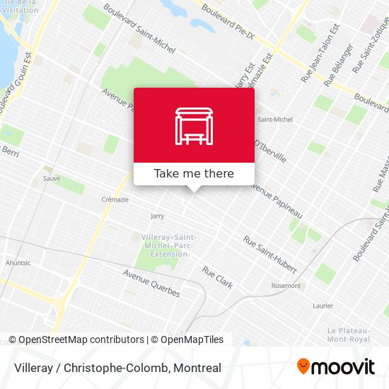 Villeray / Christophe-Colomb map
