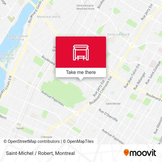 Saint-Michel / Robert map