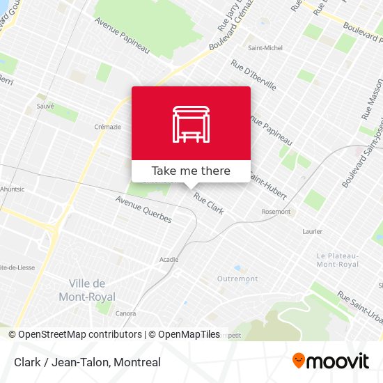 Clark / Jean-Talon map