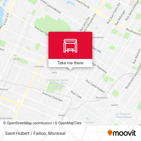 Saint-Hubert / Faillon map