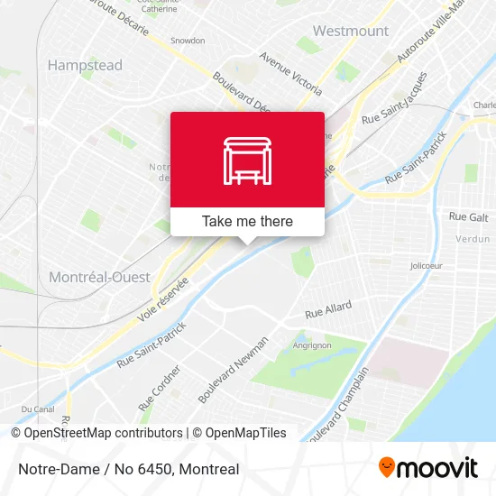 Notre-Dame / No 6450 map