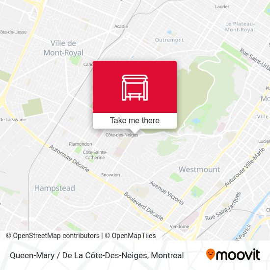 Queen-Mary / De La Côte-Des-Neiges map