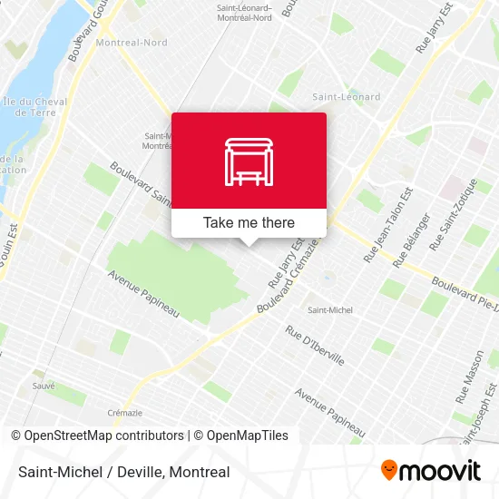 Saint-Michel / Deville map