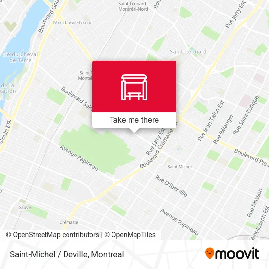 Saint-Michel / Deville map