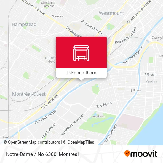 Notre-Dame / No 6300 map