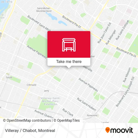 Villeray / Chabot map