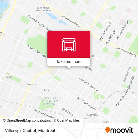 Villeray / Chabot map