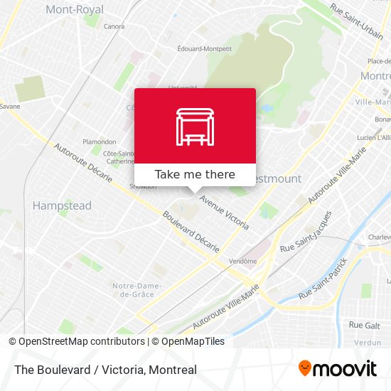 The Boulevard / Victoria map