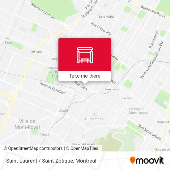 Saint-Laurent / Saint-Zotique map