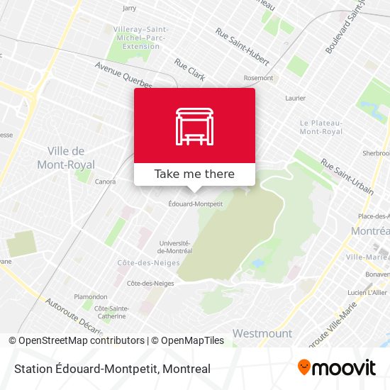 Station Édouard-Montpetit map