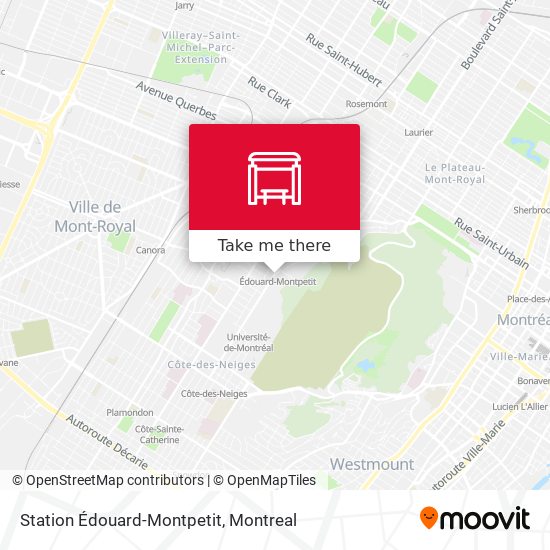 Station Édouard-Montpetit map