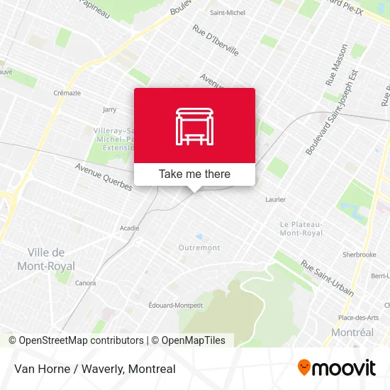 Van Horne / Waverly map