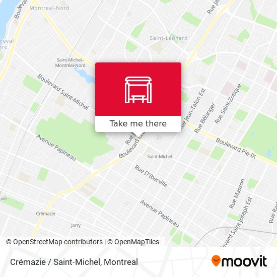 Crémazie / Saint-Michel map