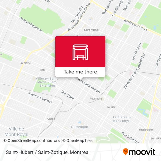 Saint-Hubert / Saint-Zotique map