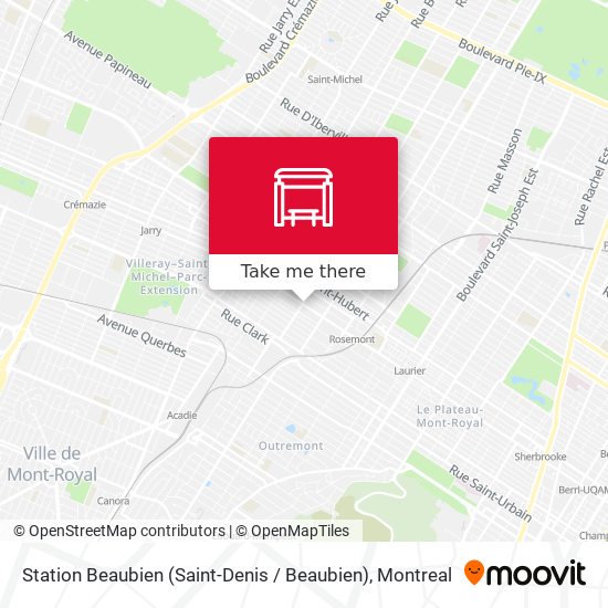 Station Beaubien (Saint-Denis / Beaubien) map