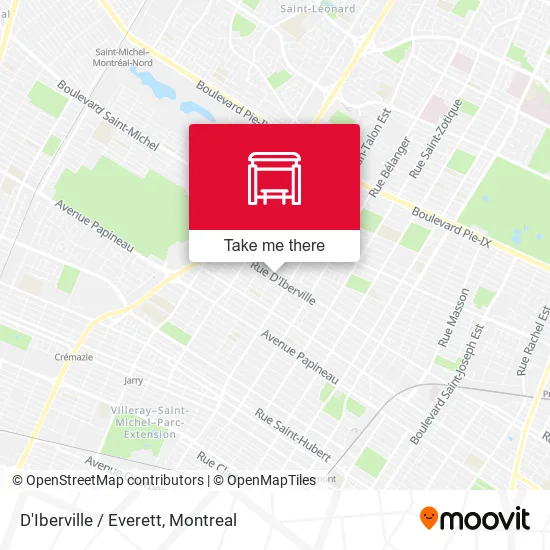 D'Iberville / Everett map