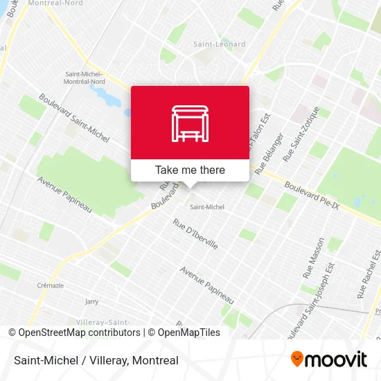 Saint-Michel / Villeray map