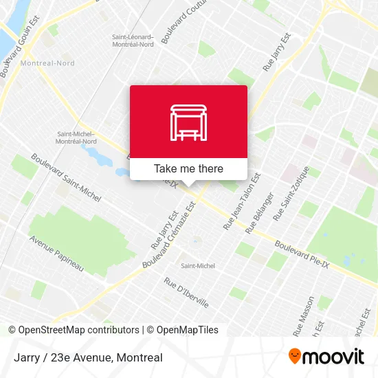 Jarry / 23e Avenue map