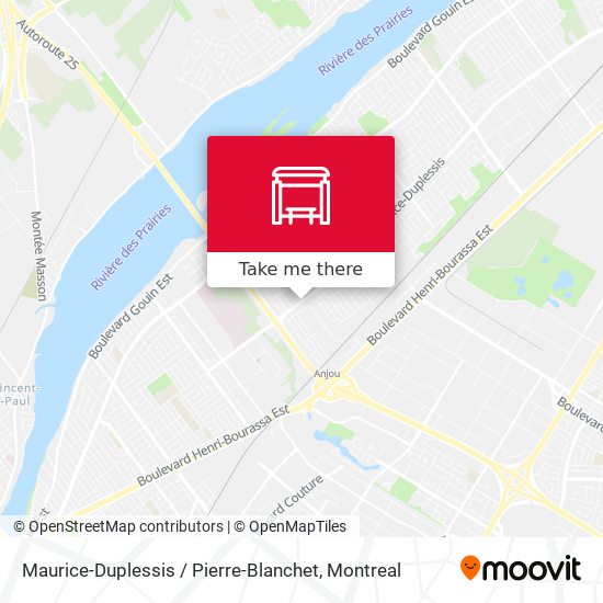 Maurice-Duplessis / Pierre-Blanchet map