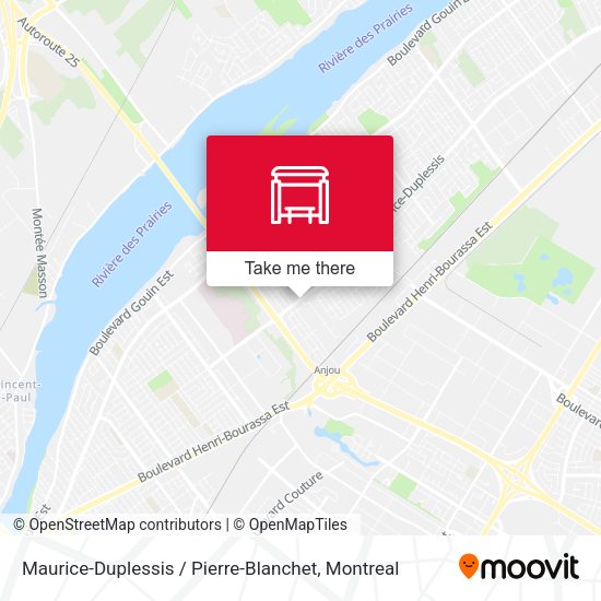 Maurice-Duplessis / Pierre-Blanchet map