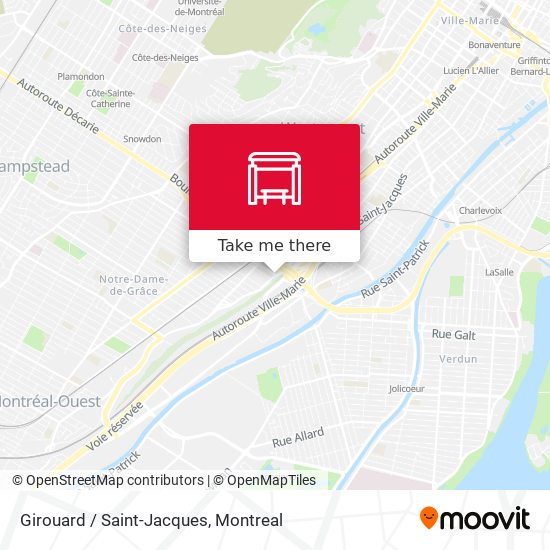 Girouard / Saint-Jacques map