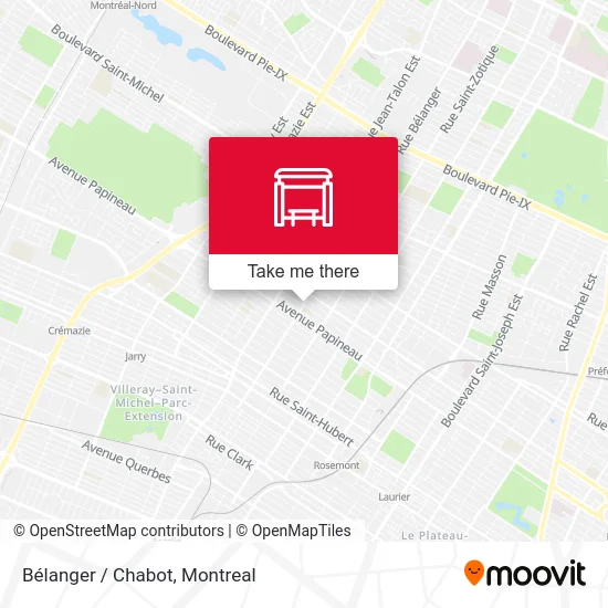 Bélanger / Chabot map