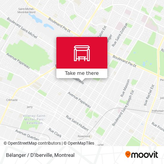 Bélanger / D'Iberville map