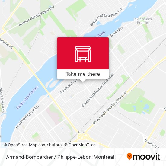 Armand-Bombardier / Philippe-Lebon map