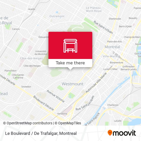 Le Boulevard / De Trafalgar map