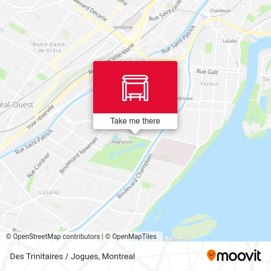 Des Trinitaires / Jogues map