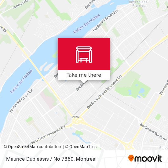 Maurice-Duplessis / No 7860 map