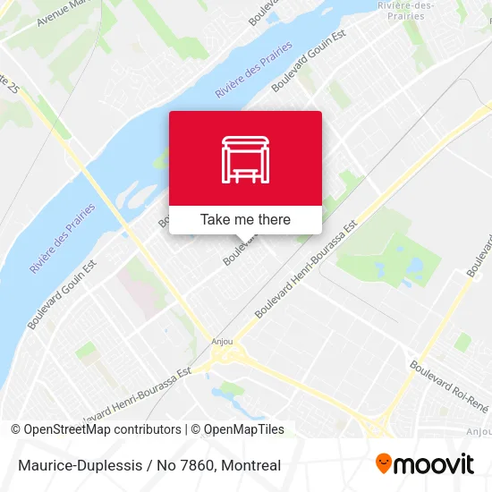 Maurice-Duplessis / No 7860 map