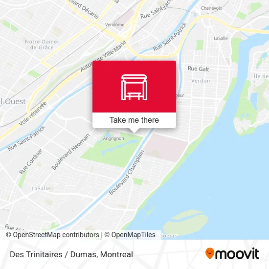 Des Trinitaires / Dumas map