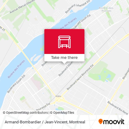 Armand-Bombardier / Jean-Vincent map