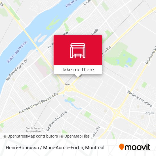 Henri-Bourassa / Marc-Aurèle-Fortin map