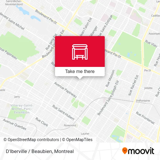 D'Iberville / Beaubien map